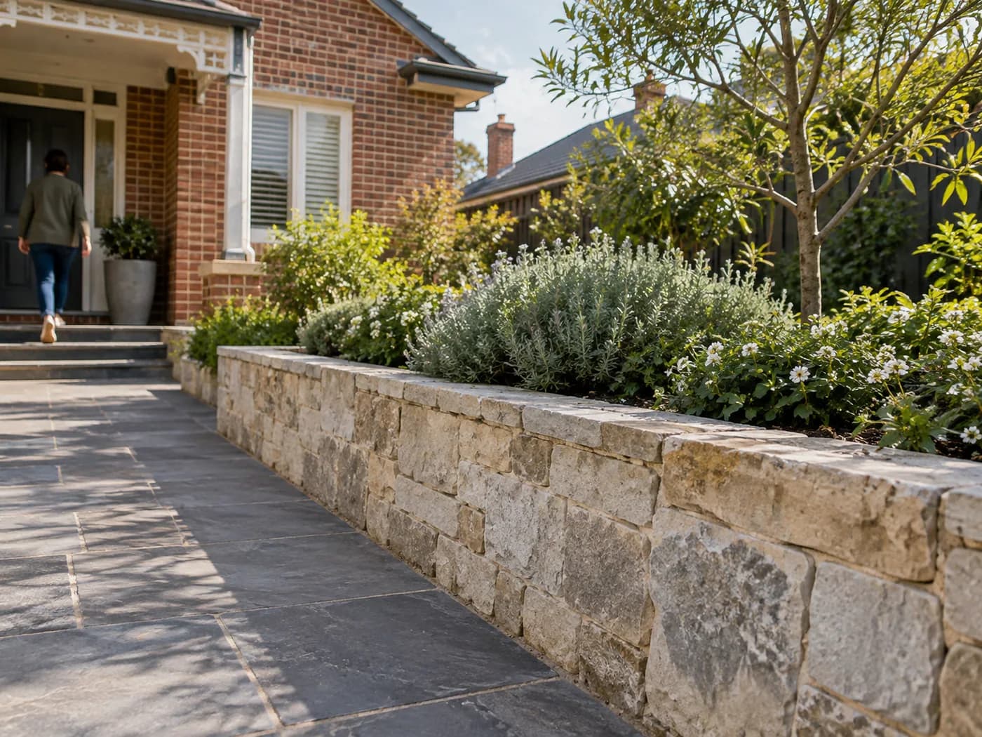 Illustrative stone wall type in Melbourne